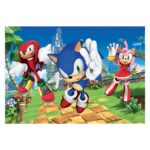 Puzzle Sonic 104 piese CLEMENTONI - imagine 2