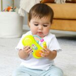 Jucaie interactiva cu sunet si lumina Pretend Mini Boombox INFANTINO - imagine 4