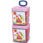 Constructor portativ in cutie roz 40 buc Ecoiffier — изображение 3