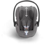 Scaun Auto Cloud T i-Size Plus Mirage Grey - gri CYBEX - imagine 3