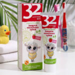 Pasta d/dinti pentru copii Zmeura 60gr 32 Jemciujini — изображение 3