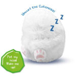Jucarie pufoasa interactiva Ursul polar Perry Curlimals cu 75 sunete si reactii la atingere si lumini,Curlimals — изображение 4
