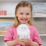 Jucarie pufoasa interactiva Ursul polar Perry Curlimals cu 75 sunete si reactii la atingere si lumini,Curlimals — изображение 6