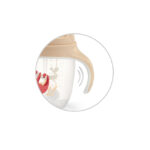 Cupa de baut cu un paie ponderat bej BABYONO - imagine 4