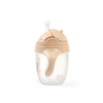 Cupa de baut cu un paie ponderat bej BABYONO - imagine 3