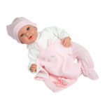 Bebe 45 cm in solopeta roz ARIAS - imagine 2