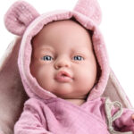 Papusa bebe 45 cm in costum roz Paola Reina — изображение 2