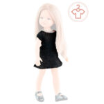 Imbracaminte Rochie (MANICA) negru - 32 CM Paola Reina - imagine 3