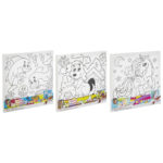Set pictura pe numere 30x30 cm cu pensule si 6 culori in asort. Grafix
