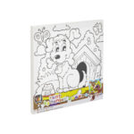Set pictura pe numere 30x30 cm cu pensule si 6 culori in asort. Grafix - imagine 4
