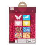 Set creativ Pictura cu Stickere pe numere 4 pagini, Fluture, Unicorn, Inima, Diamant, A4 GRAFIX - imagine 5