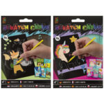 Set carduri razuibile 5 foi, 1 creioan 10 x 15 cm Grafix