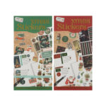 Carte cu stikire Xmas Stickers 20 foi in asort. GRAFIX
