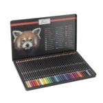 Set 36 creioane colorate Nassau Fine Art in cutie metalica GRAFIX — изображение 2