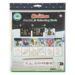 Set 6 fise razuibile si colorat model Craciun Grafix — изображение 2