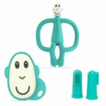 Set pentru dinti (verde) Matchstick Monkey - imagine 3