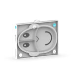 Farfurie cu sectii (gri) Matchstick Monkey