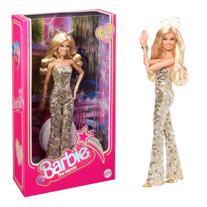 Papusa de film Cu costum disco Barbie Mattel Toys Toys