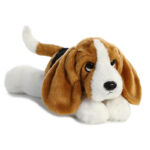 Jucarie din plus Ciine Basset Hound 30 cm AURORA