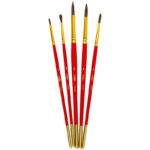 Set pensule GAMMA Ponei, 5 bucati, blister - imagine 2