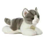 Jucarie din plus Pisica Tabby gri 20 cm AURORA — изображение 2