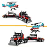 Camioneta-platforma cu elicopter Creator 3-in-1 LEGO 31146 — изображение 3