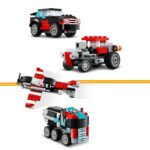 Camioneta-platforma cu elicopter Creator 3-in-1 LEGO 31146 — изображение 4