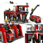 Statie si camion de pompieri City LEGO 60414 - imagine 3