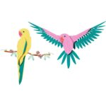 Colectia de fauna - Papagali Ara Art LEGO 31211 - imagine 2