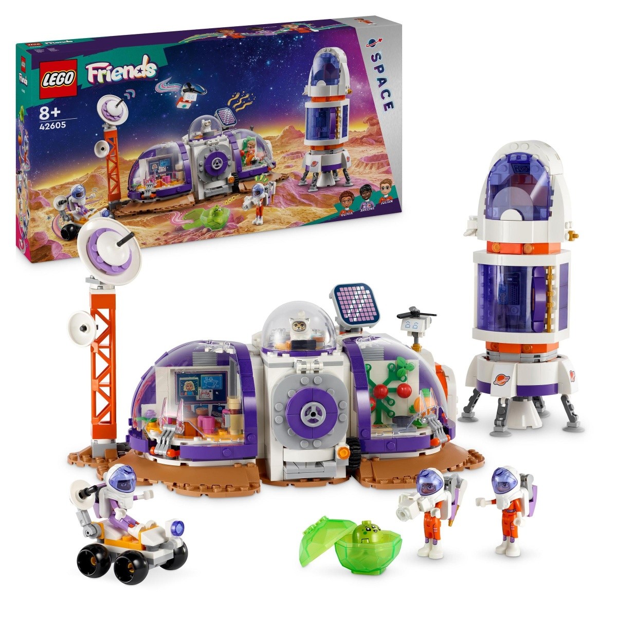 Baza spatiala si racheta pe Marte Friends LEGO 42605 Toys Toys
