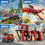 Statie si camion de pompieri City LEGO 60414 - imagine 6