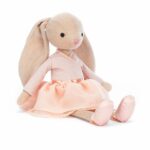 Jucarie de plus Iepuras Balerina Lila 27 cm -roz JELLY CAT