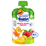 Piure cu mere,banana si zmeura (6 luni) 85g CHERNOGOLOVKA