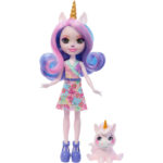Papusa Enchantimals Unicorn cu animale de companie MATTEL - imagine 2