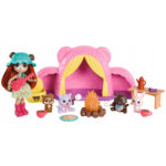 Set de joc Enchantimals Ursulet Biloxi cu animale de companie MATTEL - imagine 2