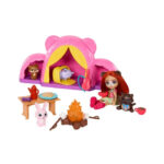 Set de joc Enchantimals Ursulet Biloxi cu animale de companie MATTEL