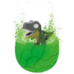 Bomba de baie parfumata cu figurina dinozaur surpriza in interior, Inkee - imagine 3