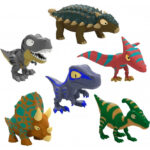 Bomba de baie parfumata cu figurina dinozaur surpriza in interior, Inkee - imagine 4