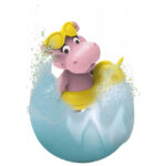 Bomba de baie parfumata cu figurina hipopotam surpriza in interior, Inkee - imagine 4