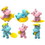 Bomba de baie parfumata cu figurina hipopotam surpriza in interior, Inkee - imagine 3