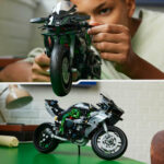 Motocicleta Kawasaki Ninja H2R Technic LEGO 42170 - imagine 5