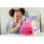 Papusa Dreamtopia Magic Doll  and  Pegasus MATTEL - imagine 5
