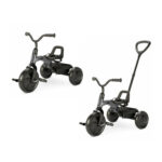 Tricicleta pliabila cu maner Ant + (gri) Qplay - imagine 3