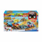Set de joc Pista Monster Trucks Arena Schimbarea culorii Hot Wheels MATTEL - imagine 6