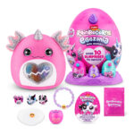 Ou cu jucarie moale Eggzania Rainbocorns ZURU - imagine 3