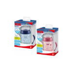Sticluta de noapte cu minere si adaptor 6-18luni,150ml Nuk - imagine 4