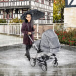 Protectie de ploaie universala cu fermoar pentru carucioare RainCover Classic+ REER - imagine 5