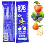 Dulciuri naturale de mere, pere si afine stripes BOB SNAIL 14g — изображение 2