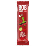 Dulciuri naturale de mere si visine stripes BOB SNAIL 14g