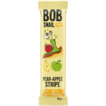 Dulciuri naturale de mere si pere stripes BOB SNAIL 14g